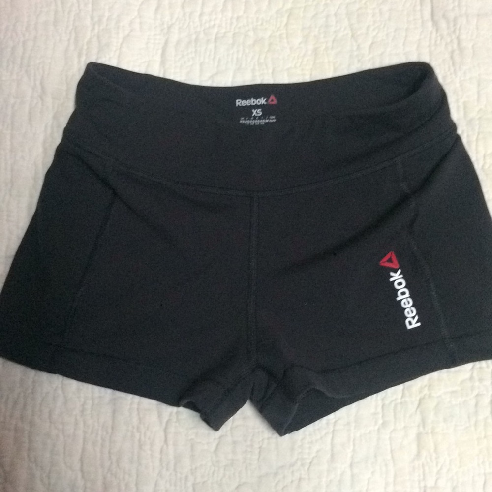 Reebok Crossfit XS black bootie shorts spandex